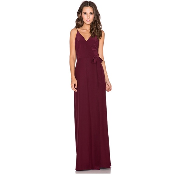 Amanda Uprichard Alexandria Maxi Wine M